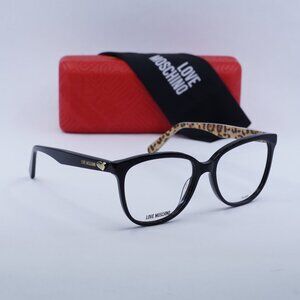 Final Price! Moschino MOL509 080700 Black Eyeglasses 54mm